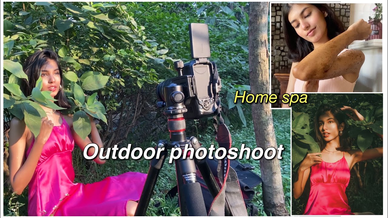 Get Ready With me for an Outdoor Photoshoot & Home Spa routine