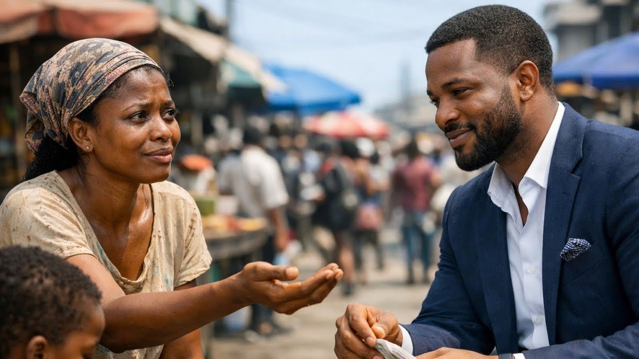 Can I Borrow  Some Money For My Son Meal The Poor Single Mom Beg, Unaware The Man She Ask Was A...