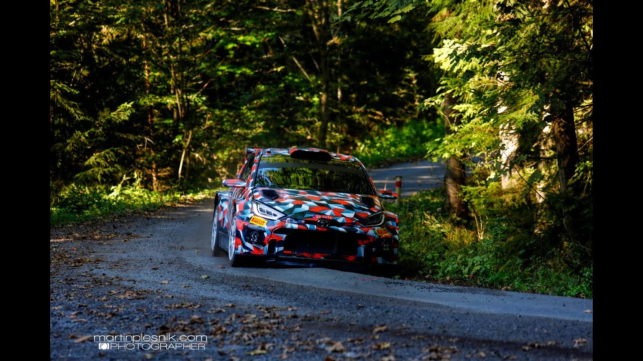 27.9.2023 Toyota - test Yaris GR Rally2 - Juho Hänninen - Czech Republic