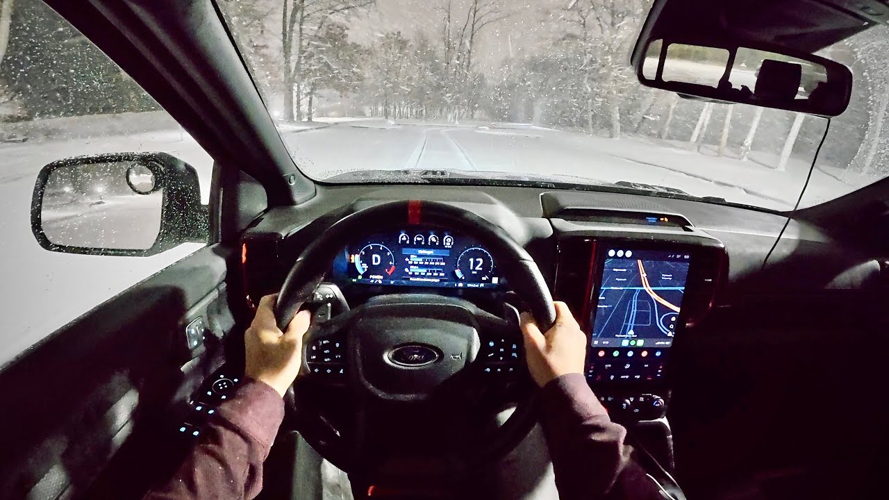 Грязевые шины для снега? Ford Ranger Raptor 2024 года (Firestone Destination M/T2)
