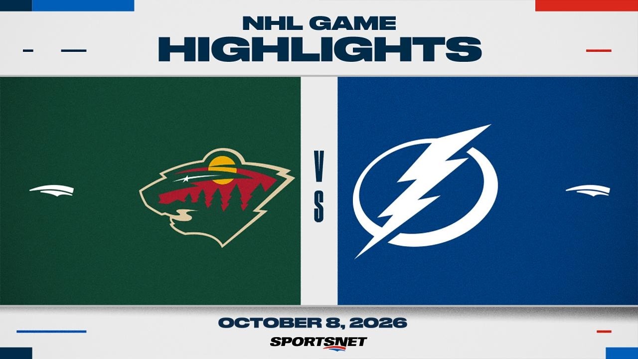 NHL Highlights | Wild vs. Lightning - October 8, 2026