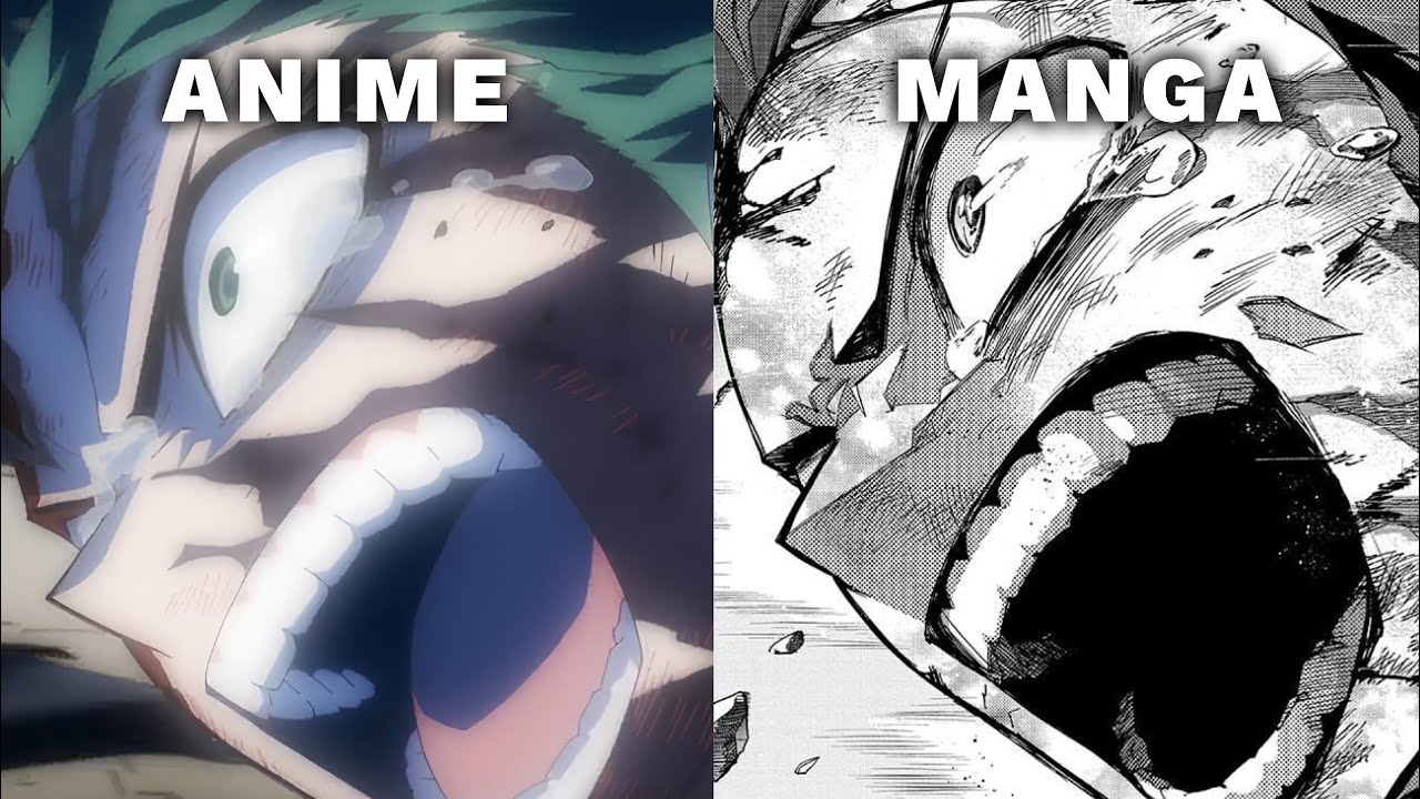 Anime VS Manga - My Hero Academia Final Season Episode 6