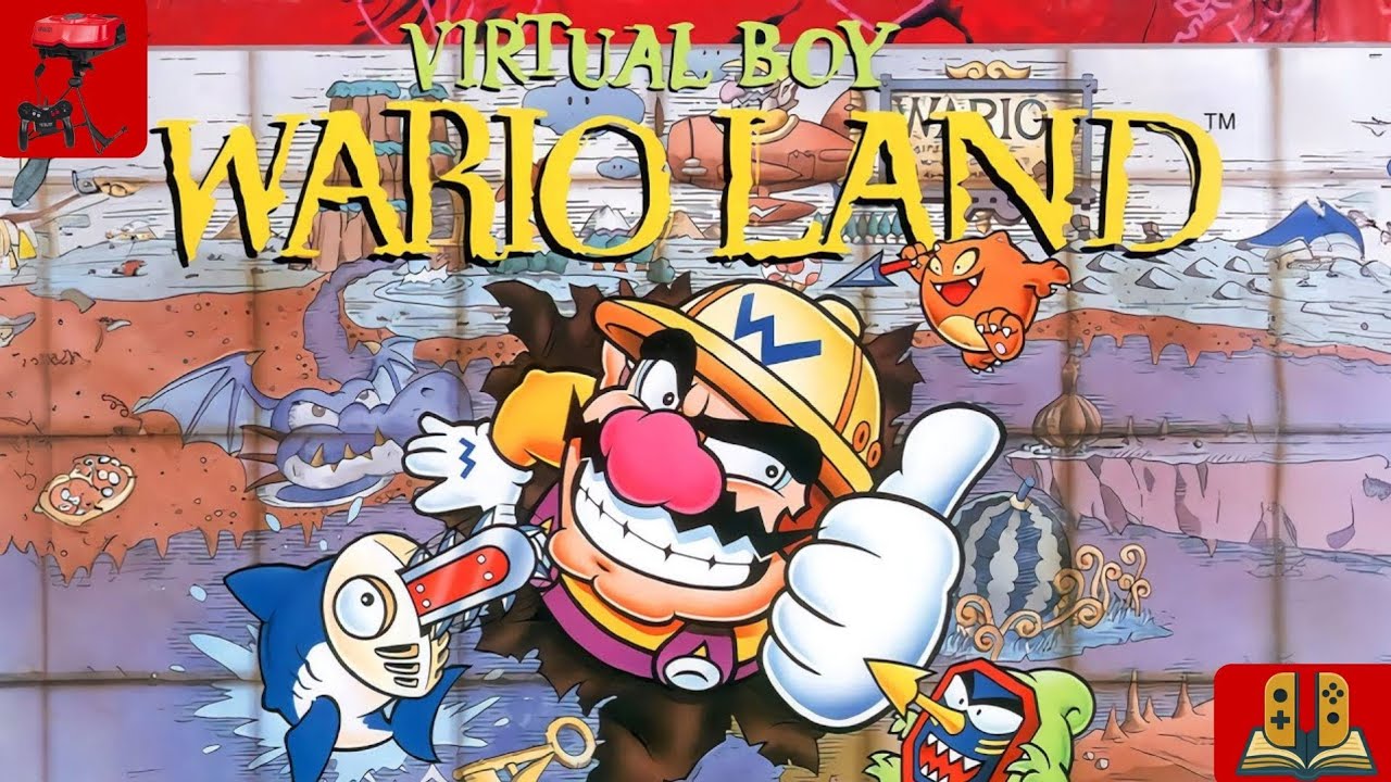 Virtual Boy Wario Land (Virtual Boy) - Full Playthrough (No Commentary)