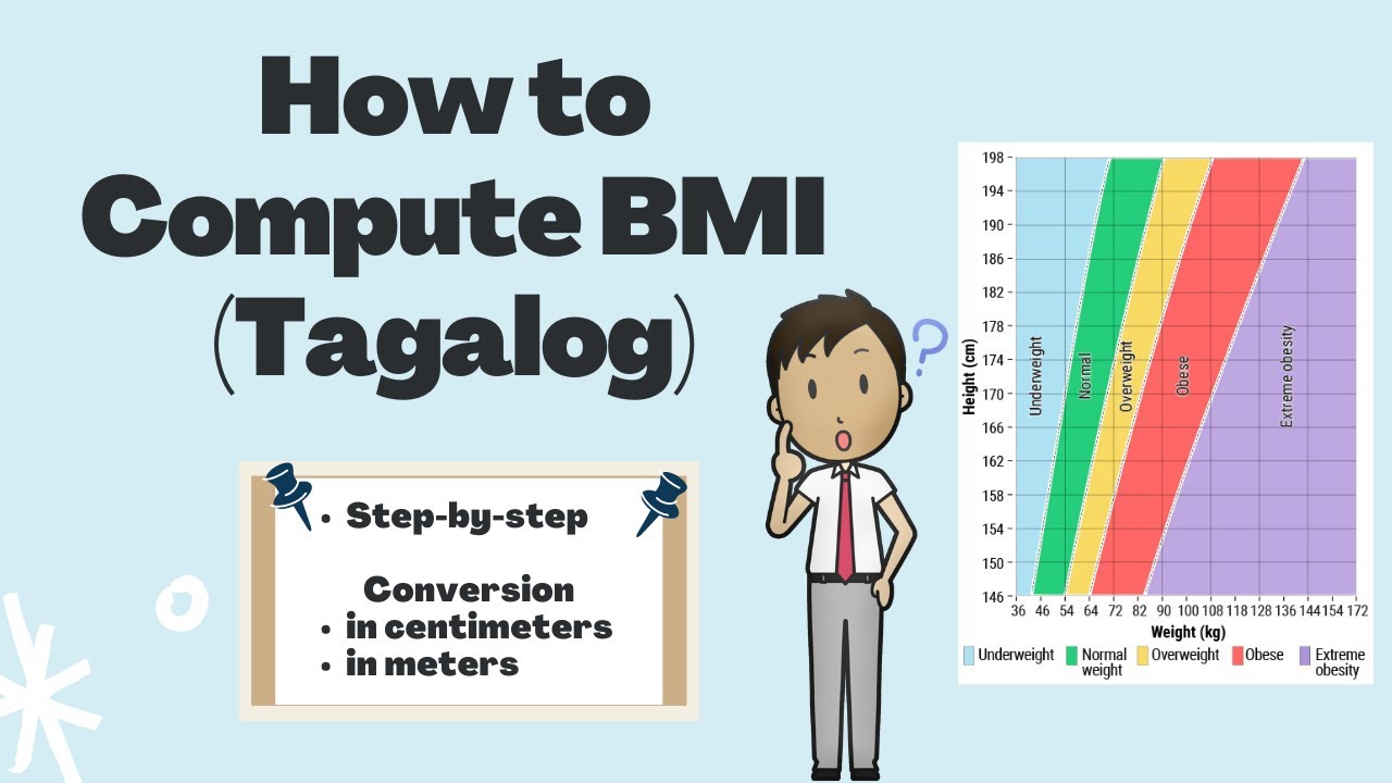 How to Compute BMI (Body Mass Index) || BMI in centimeters