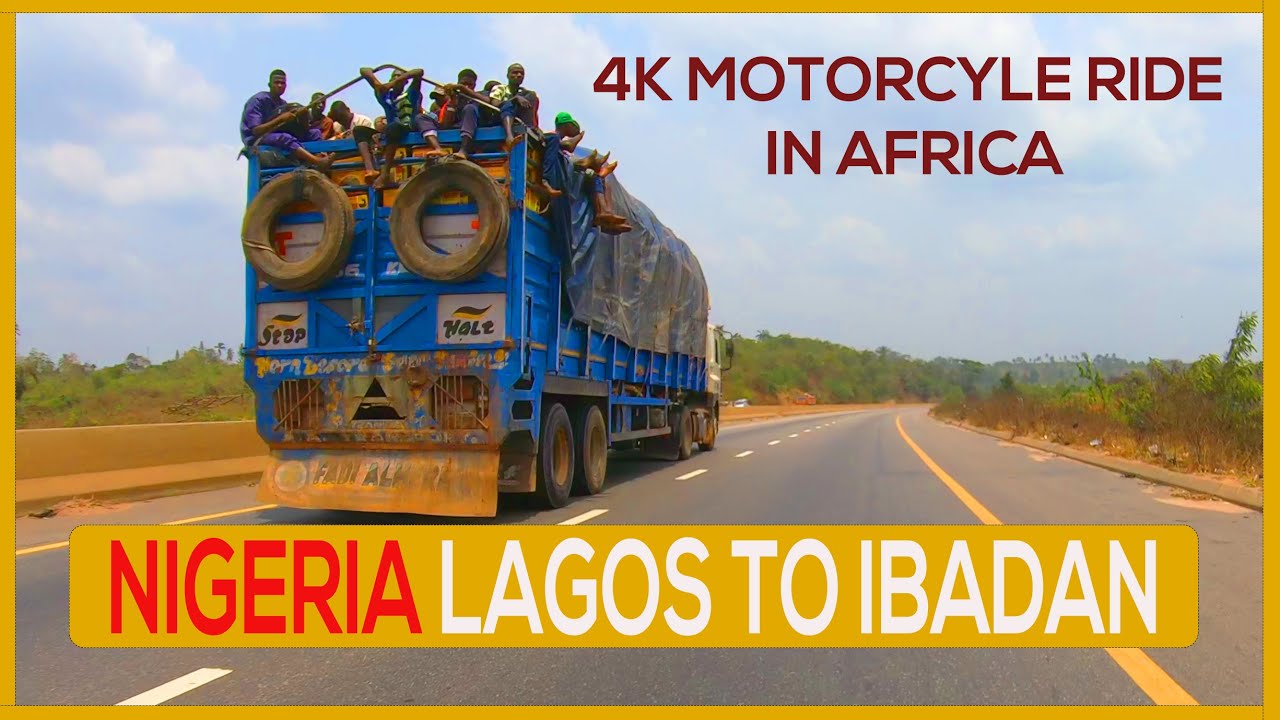 4K ULTRA HD drive in AFRICA - Nigeria, from Lagos to Ibadan