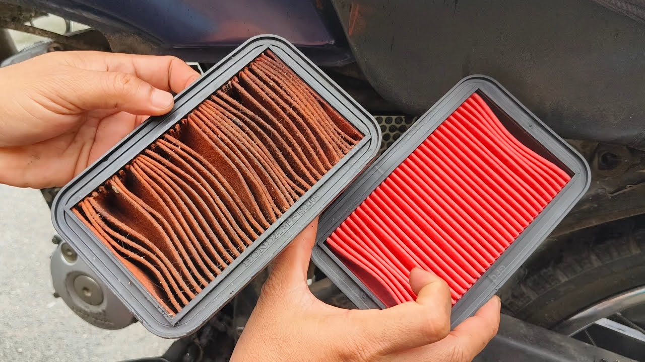 PAANO PALITAN ANG AIR FILTER NG  HONDA CB125?