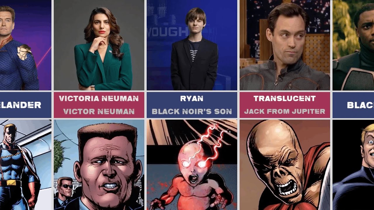 The Boys Show VS Comic Comparison