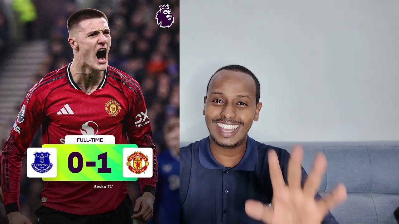 Everton 0-1 Man United Sesko oo dilaa kusoo baxay Carrick kooxdiisa waa naadi lala balami karo