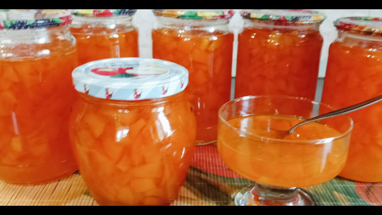 Янтарное варенье из ТЫКВЫ с Апельсином, необыкновенный аромат и вкус, лучшее осеннее варенье!