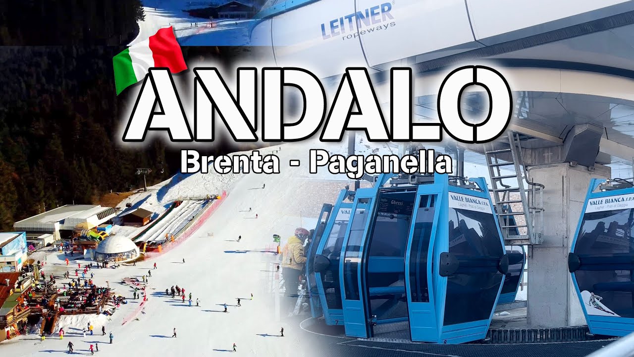 Andalo in winter time | trentino alto adige | Andalo Paganella Dolomiti del Brenta Trento | #drone