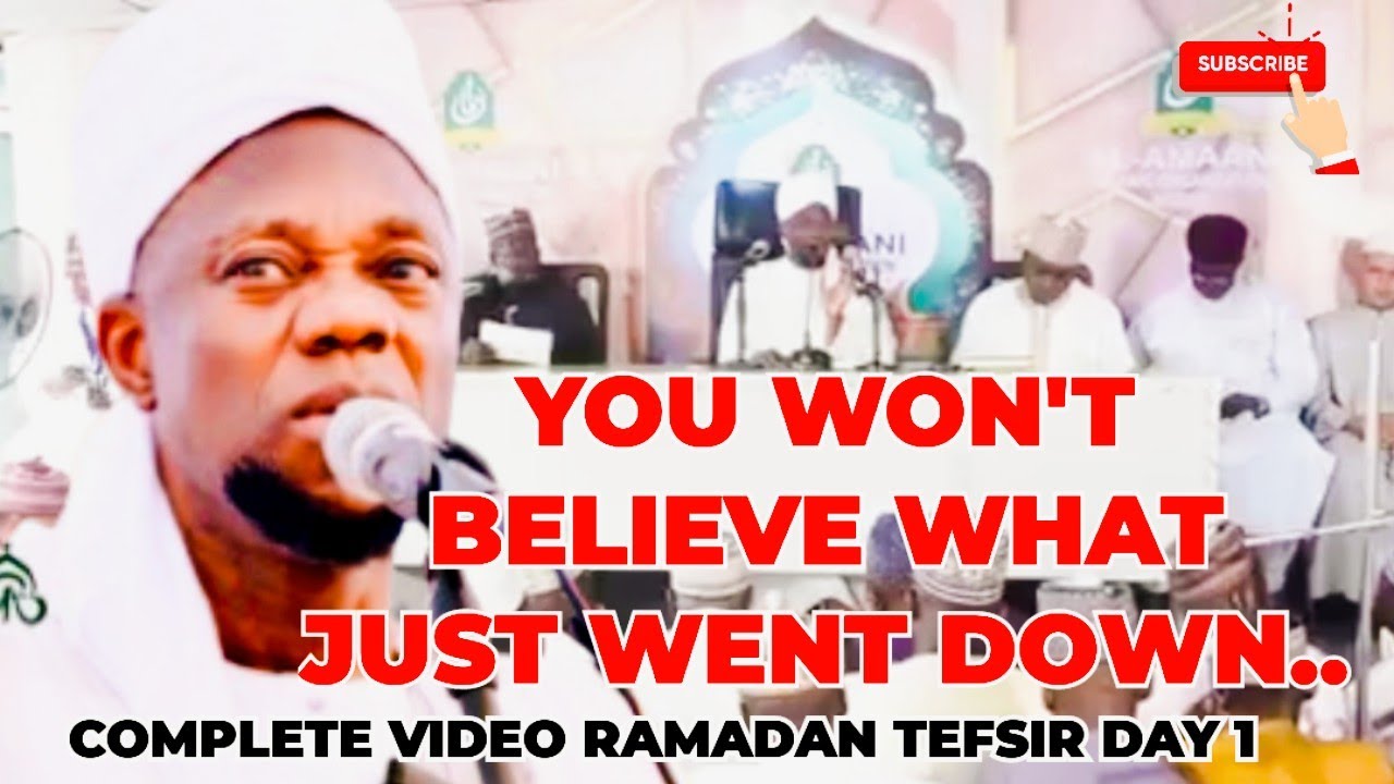 YOU WON'T BELIEVE WHAT JUST WENT DOWN RAMADAN TEFSIR LECTURER BY SHEIKH MUFTY DIYYA 20 February 2026