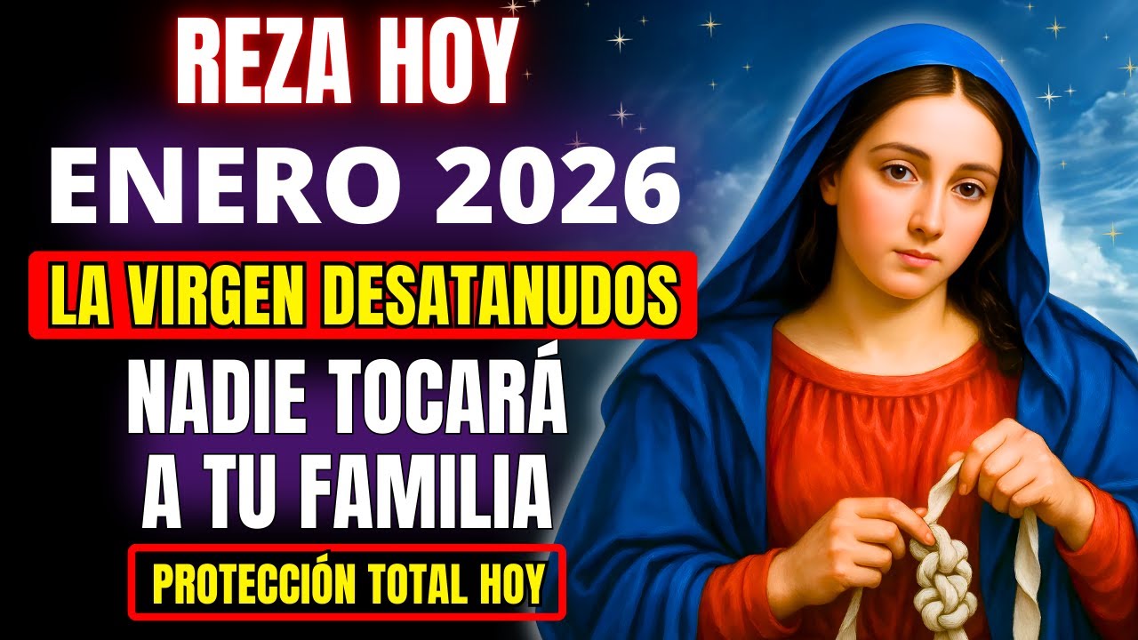 ¡NADIE TOCARÁ A TU FAMILIA! 🛡️ ROSARIO A LA VIRGEN DESATANUDOS 🙏 QUE ALEJA TODO MAL Y PELIGRO