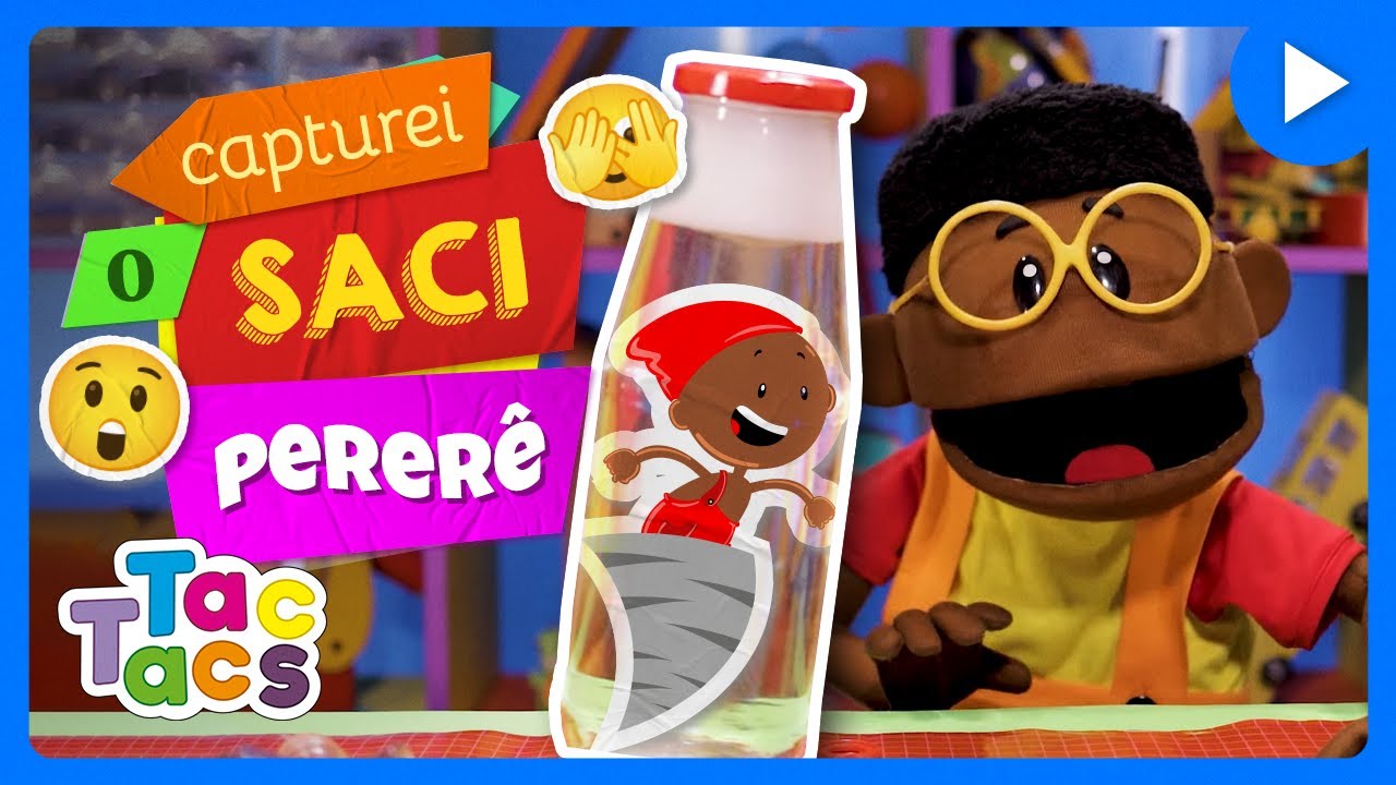 😱 BRINCANDO COM O SACI PERERÊ NA GARRAFA - EDUCAÇÃO INFANTIL