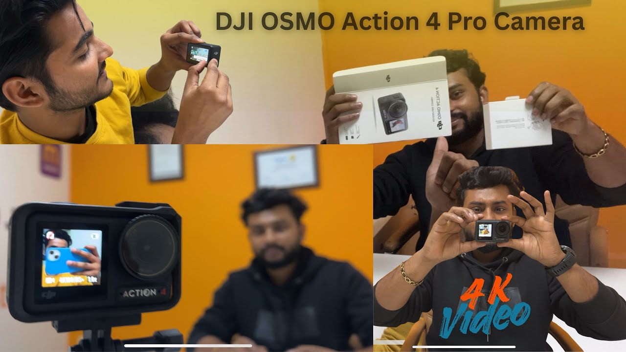 DJI OSMO Action 4 Camera | Action 4 Pro | Camera For Riders | Action Camera Review 