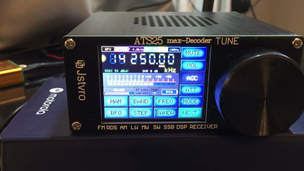 ATS25 max-Decoder.Обзор меню, управление радиоприемником