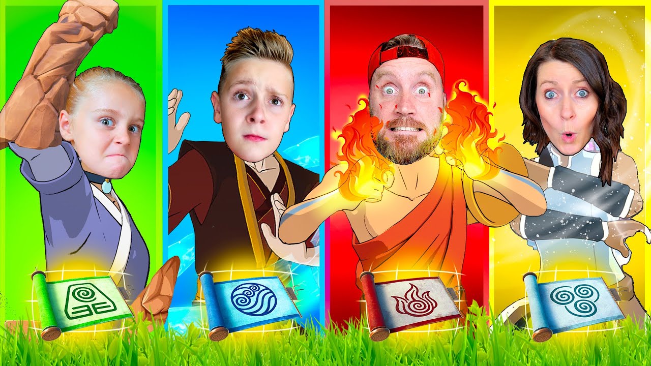 Master ALL Avatar: Elements to WIN (Fortnite Family Challenge)