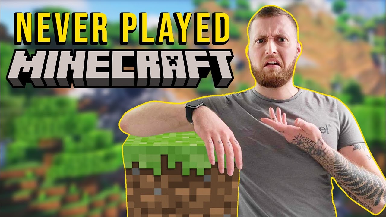 Геймер играет в MINECRAFT в ПЕРВЫЙ РАЗ