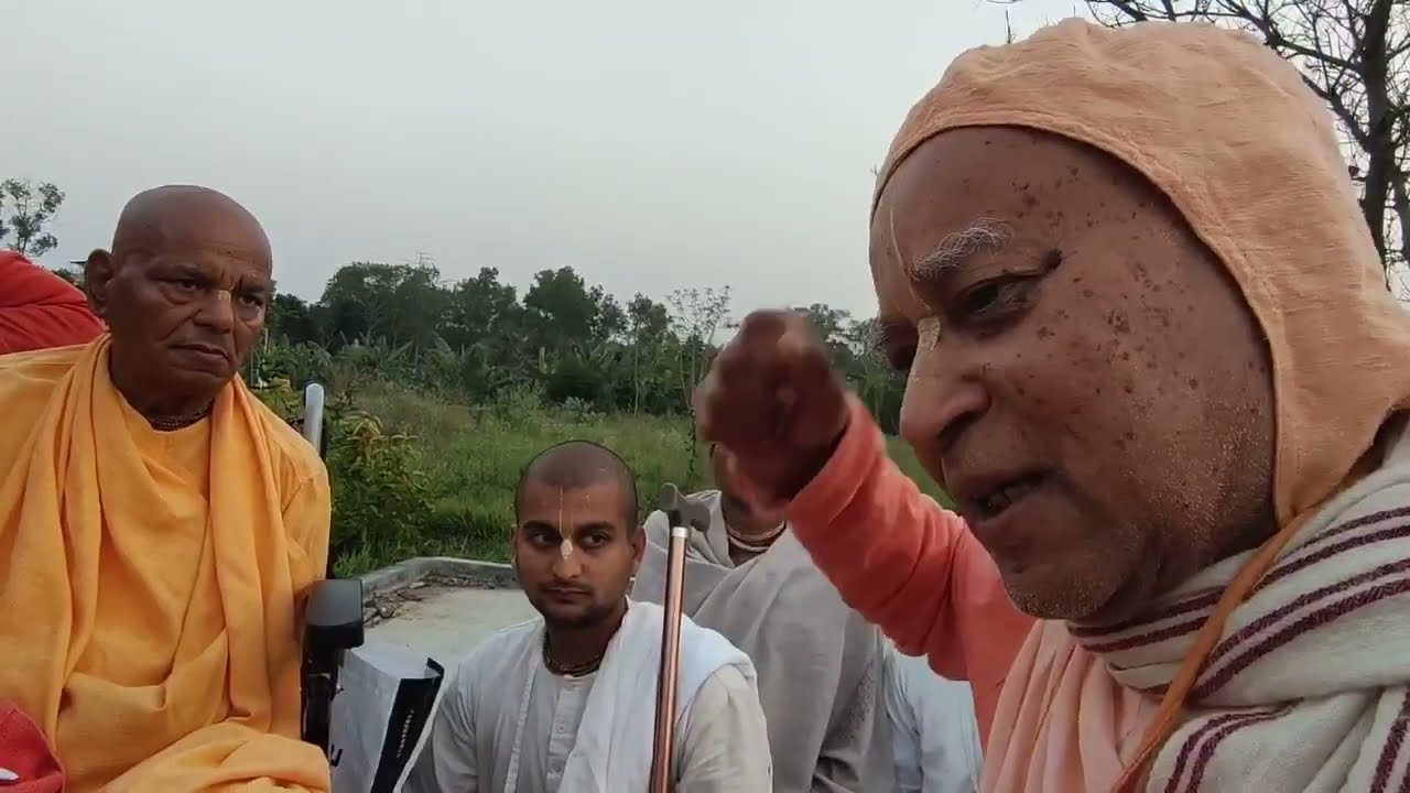 HH Subhag Swami Maharaj conversation with HH Radha govinda goswami Maharaj