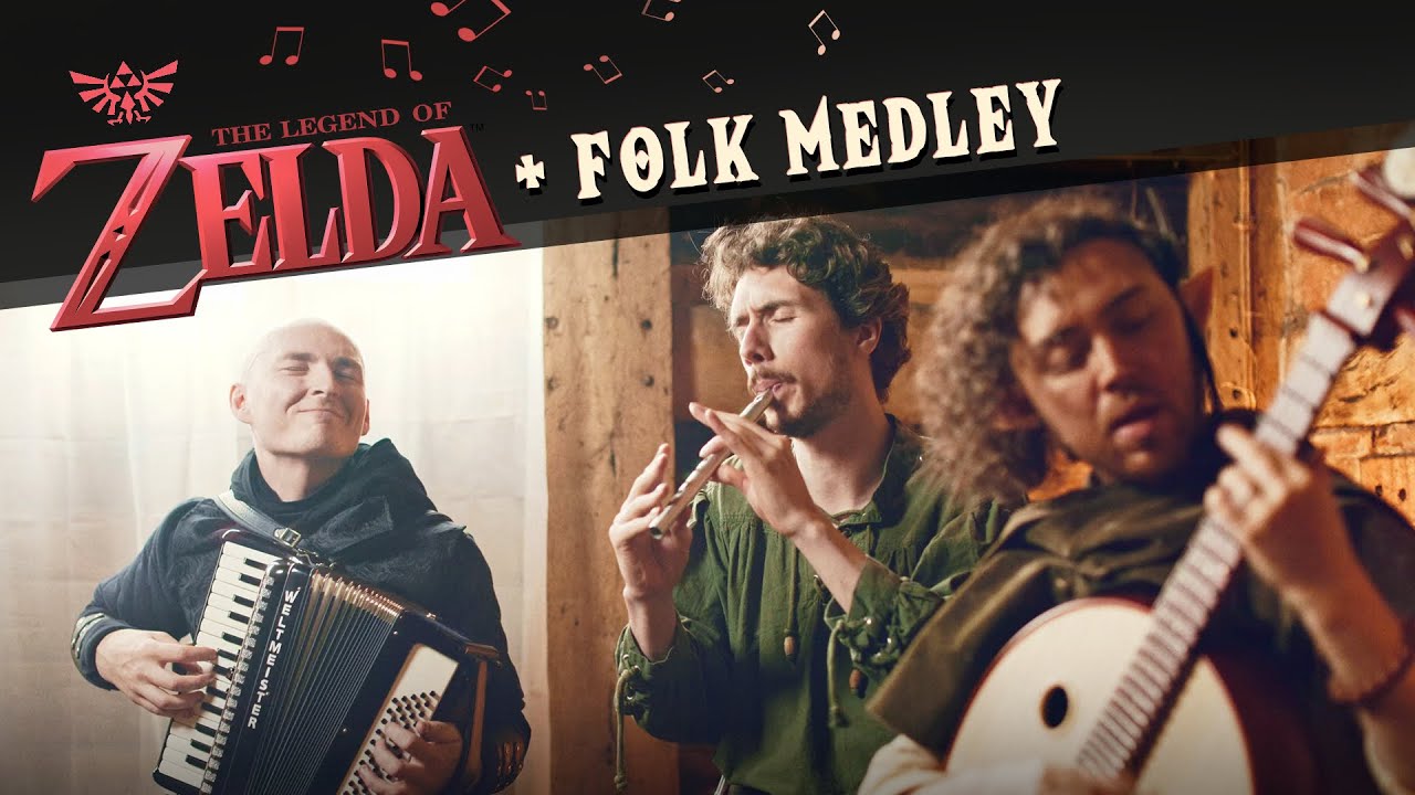 Zelda's Lullaby/Song of Storms/Ballad of the Goddess | LIVE Acoustic Folk Set | LUTEBOX