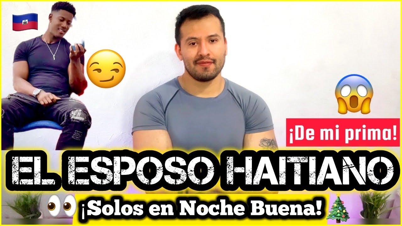 El Esposo Haitiano de mi Prima y Yo solos en Noche Buena! Relato de seguidor