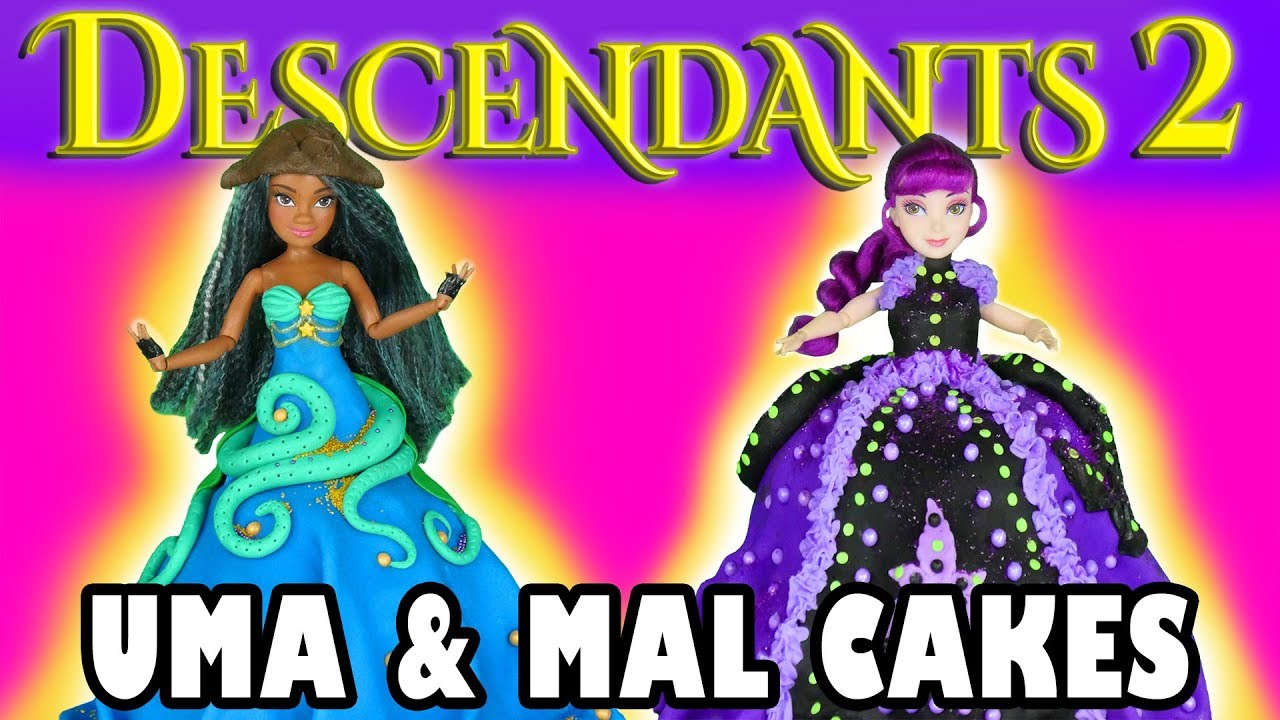 Uma and Mal Cakes Descendants 2. Totally TV