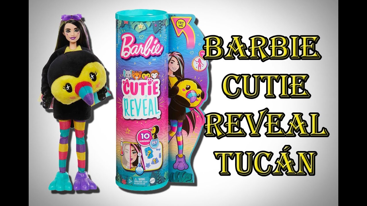 NUEVA Barbie Cutie Reveal Tucán