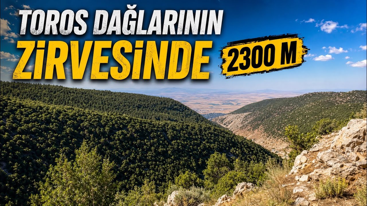 Toros Dağları'nın Zirvesinde 2300 M Rakımda Kahvaltı Yapıp Yeni Kamp alanları Keşfettik (4K 60fps)