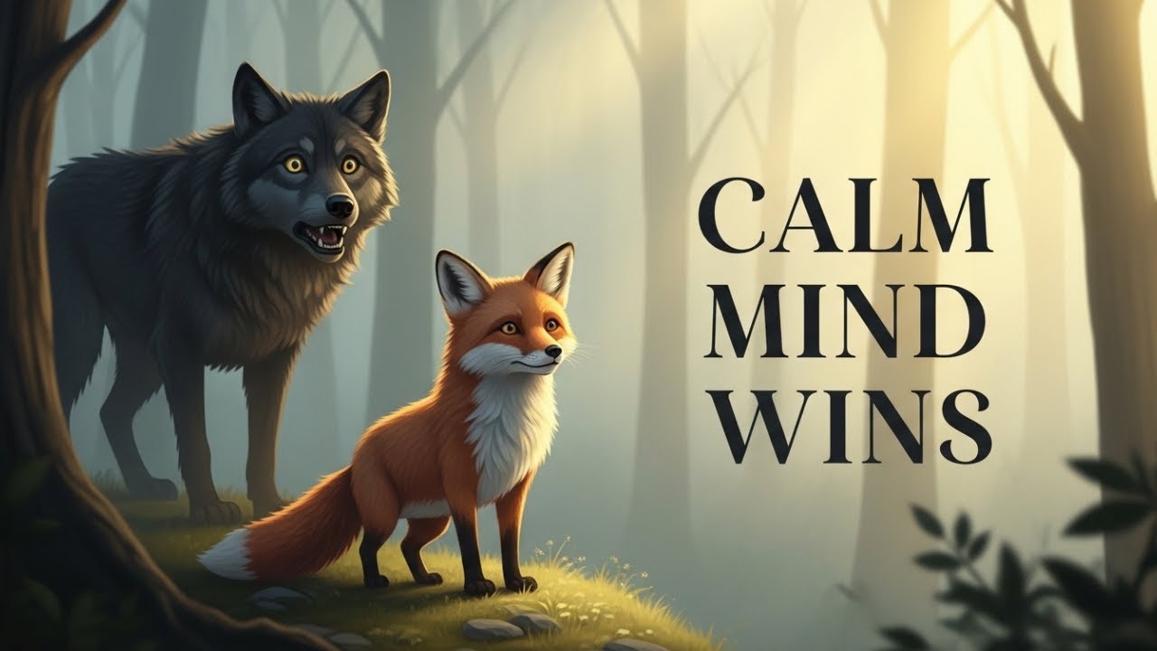 Power of a Calm Mind | A Fox and the Wolf’s Life-Changing Lesson | Moral Story
