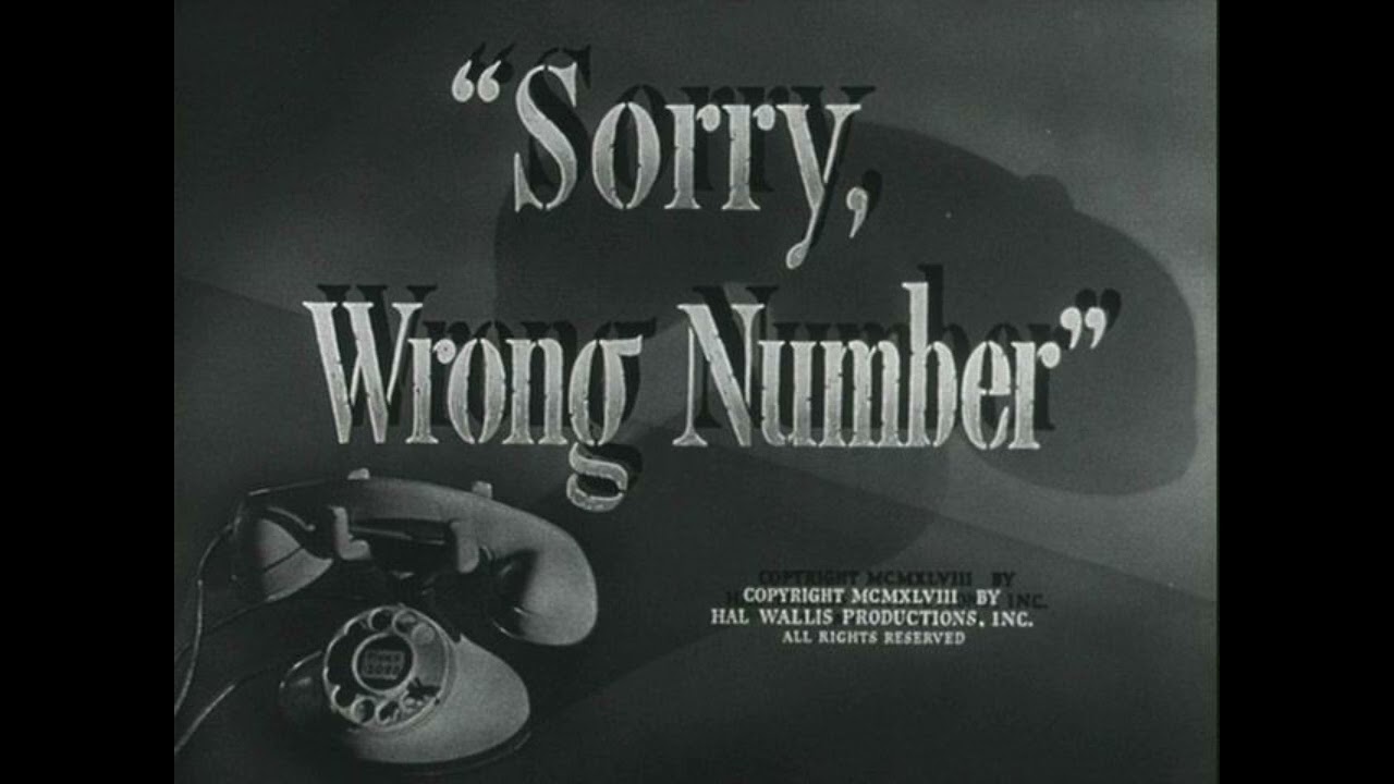 sorry wrong number a radio play presentation of MCY grade 9