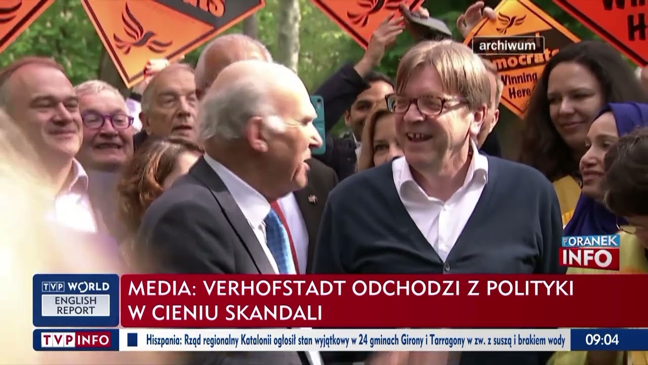 Verhofstadt odchodzi z polityki w cieniu skandali. Wielokrotnie atakował Polskę