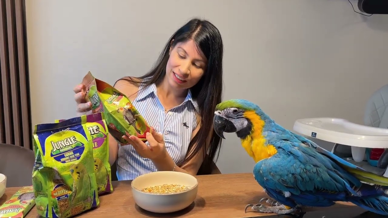 🦜 ШОК! Папагал Ара пробва бюджетна храна Jungle – ще я хареса ли?
