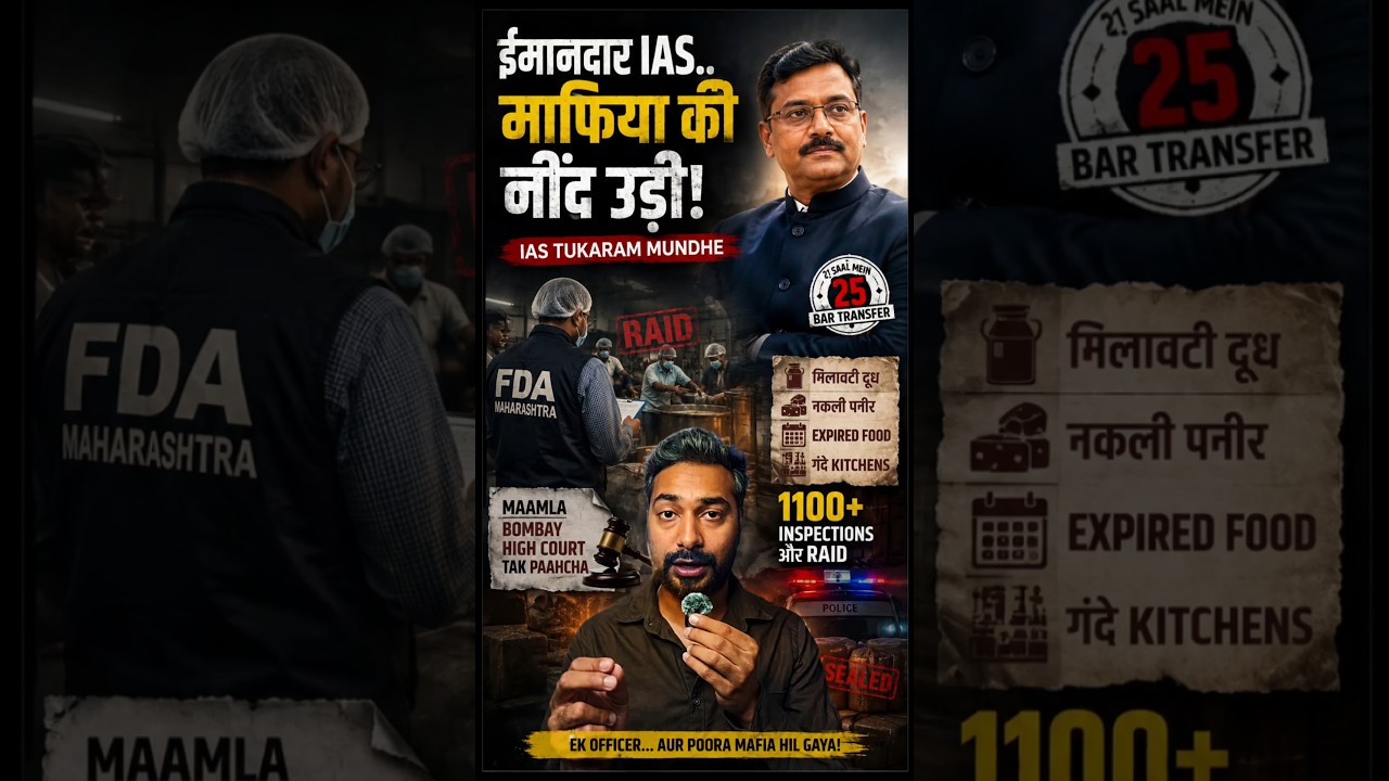 IAS TUKARAM MUNDHE | FDA COMMISSIONER MAHARASHTRA | ADULTERATED FOOD | FAKE PANEER | RAID