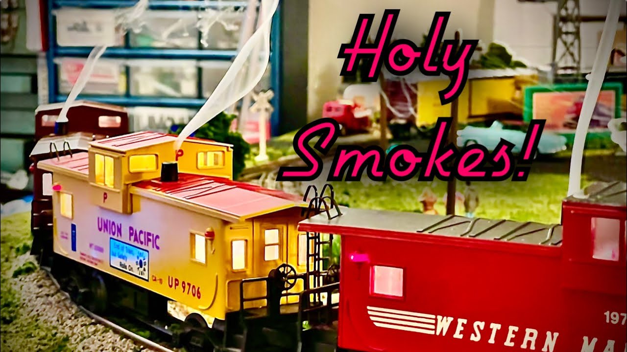 Lionel Smoking Extended Vision Line Cabooses | A Very Smokey Review!