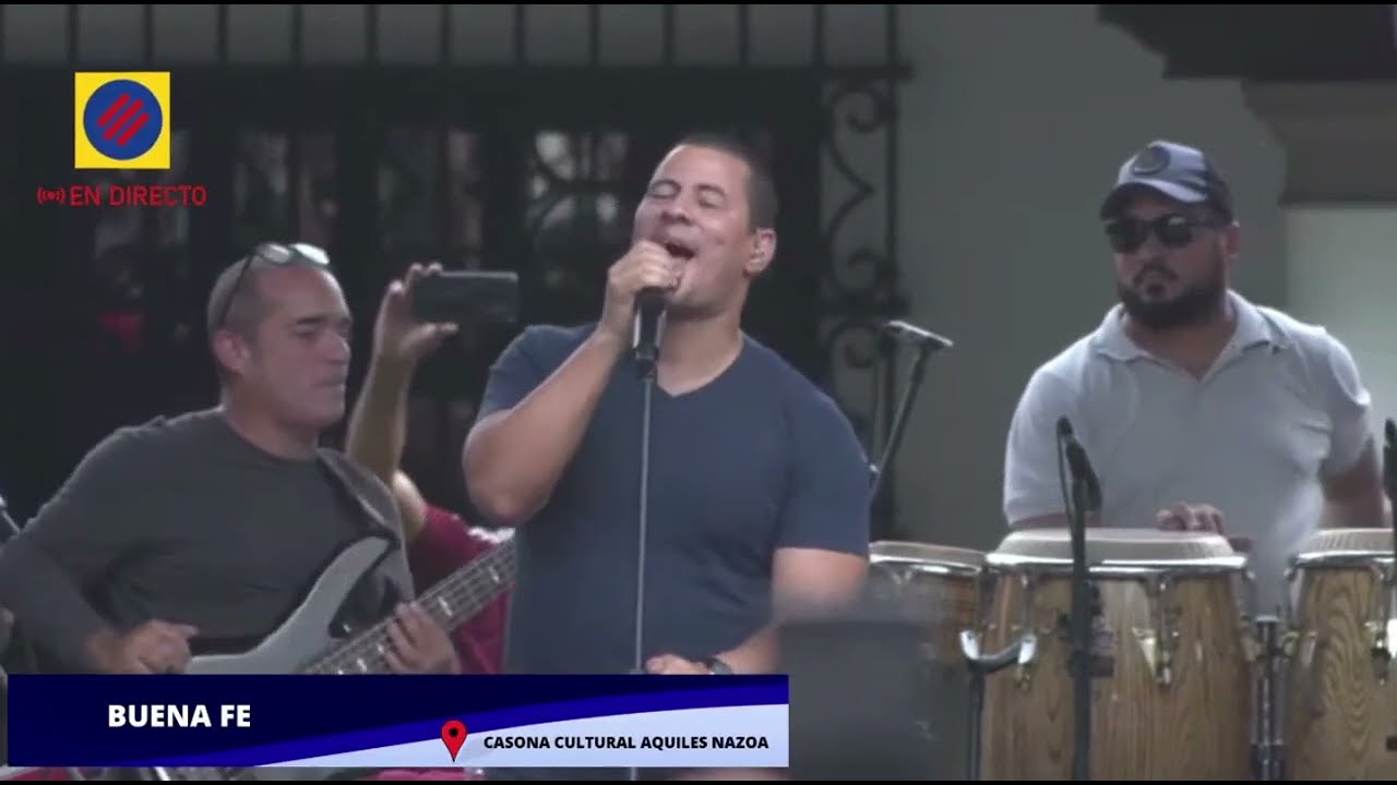 Concierto de Buena Fe en La Casona (Caracas), completo, 19 de julio de 2022