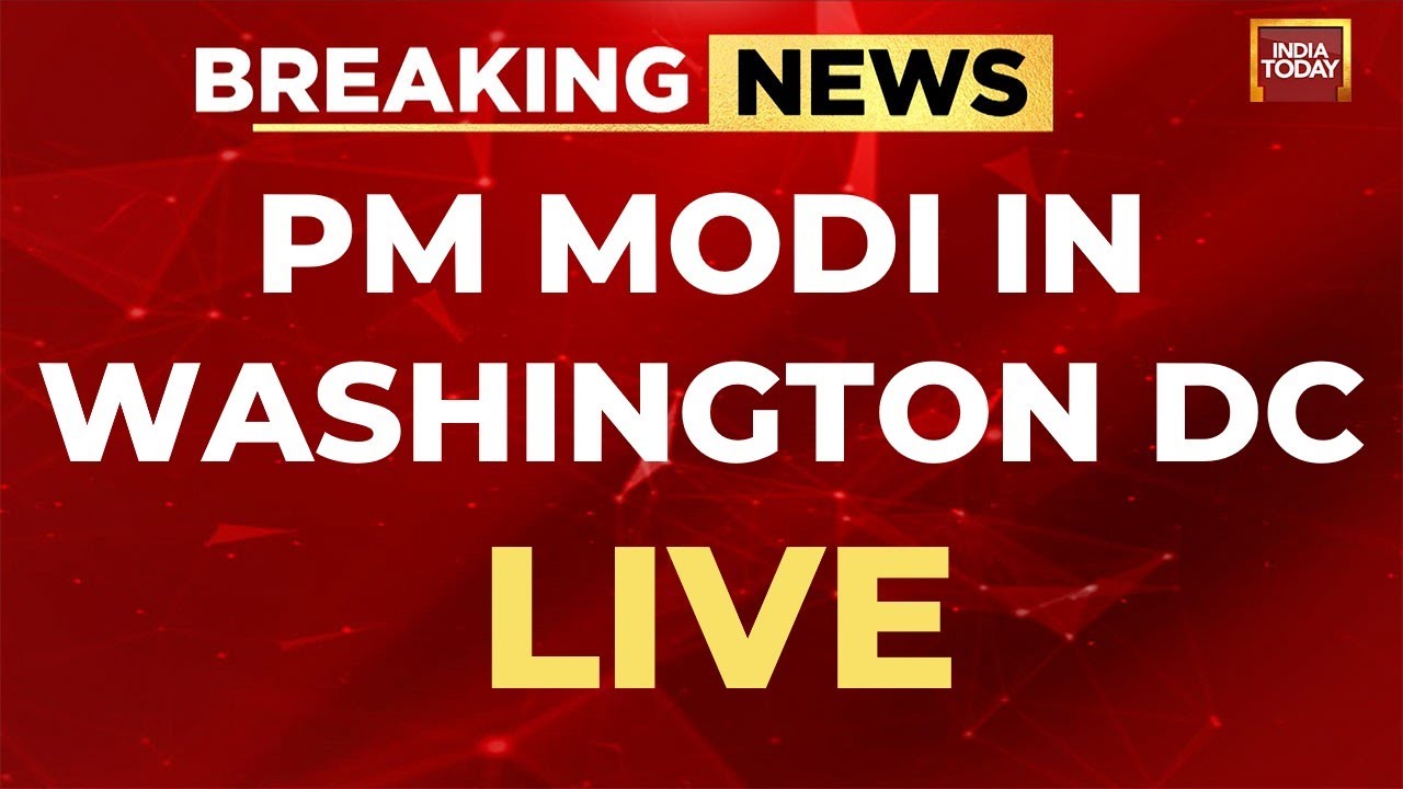 Modi US Visit LIVE: PM Modi Lands In Washington DC To Hold Bilateral Talks With Biden| Breaking News