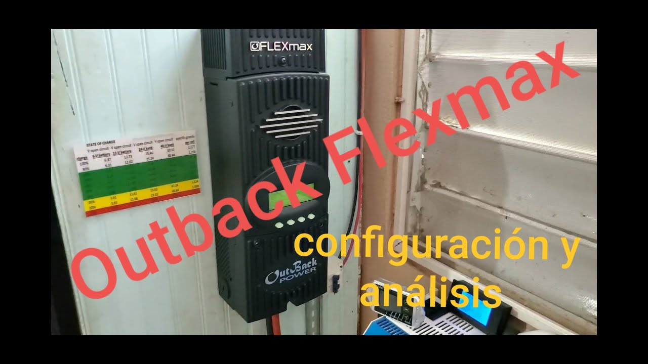 Outback Flexmax 80 configuración y análisis.