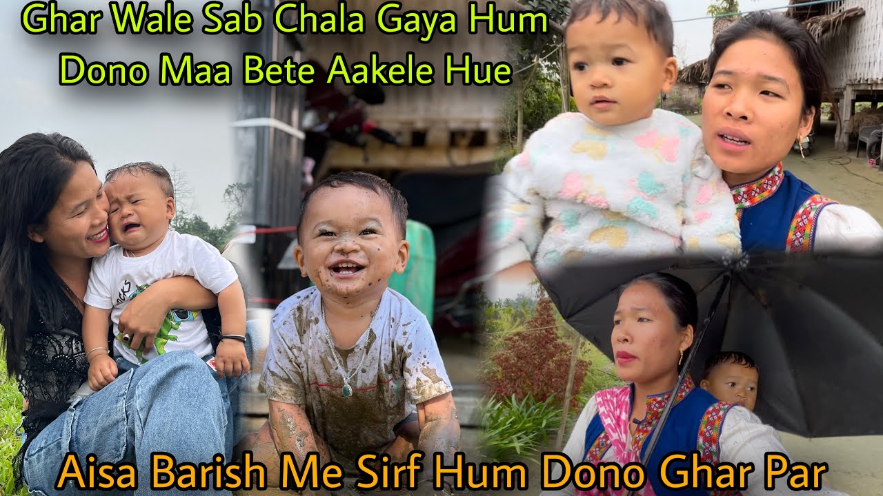 Ghar Pe Aakeli Hogayi Sirf Rayon Beta Ke Sat🥺| Sab Ghar Wale Chale Gaye| Housewife Daily Life 
