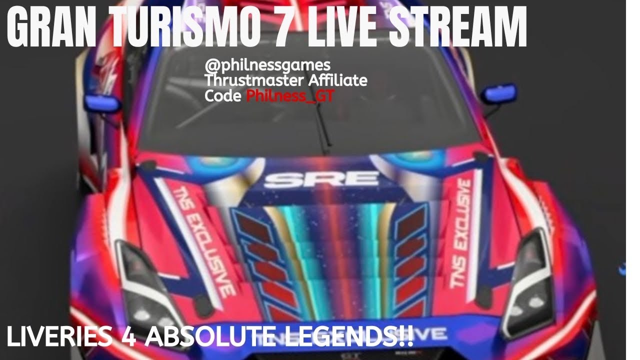 GT7 LIVE STREAM MONDAY Liveries @seregone #GT7 #T598 #notsponsored