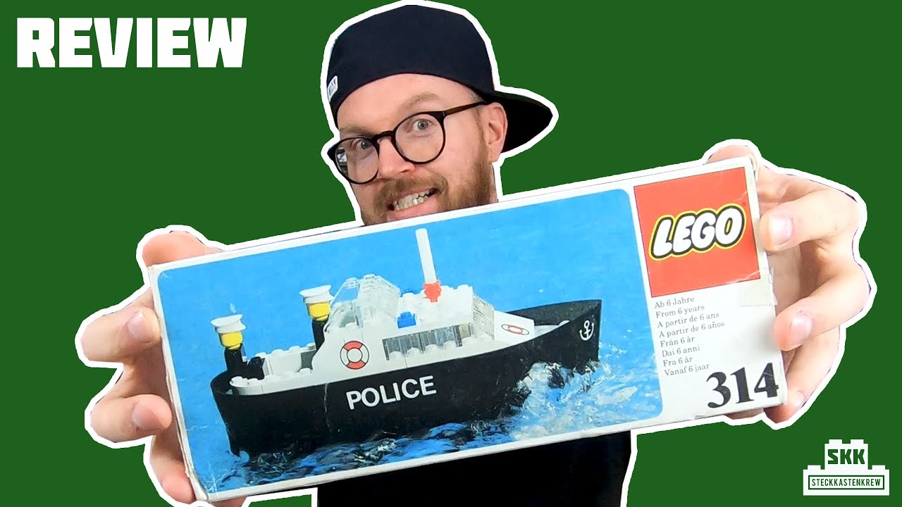LEGO® 314: das kleine Polizeiboot von 1976 [Review]