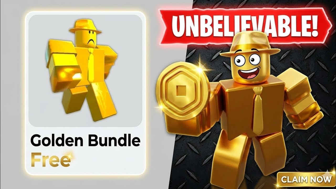FREE Gold Shite Bundle in Roblox 😱 | How To Claim It Now!
