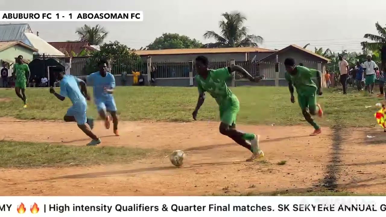 QUALIFIERS - ABUBURO FC vs ABOASOMAN  & ADABRAKA SA vs UNIQUE STARS