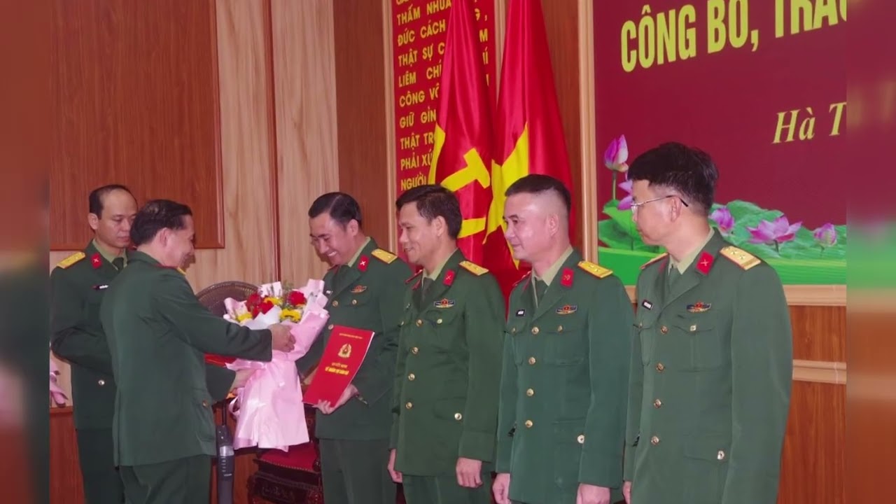 7 cán bộ sĩ quan Bộ CHQS Hà Tĩnh được điều động, bổ nhiệm vị trí mới