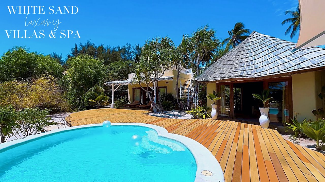 [4K] White Sand Luxury Villas & Spa Zanzibar || Full Resort Tour 2024 🇹🇿
