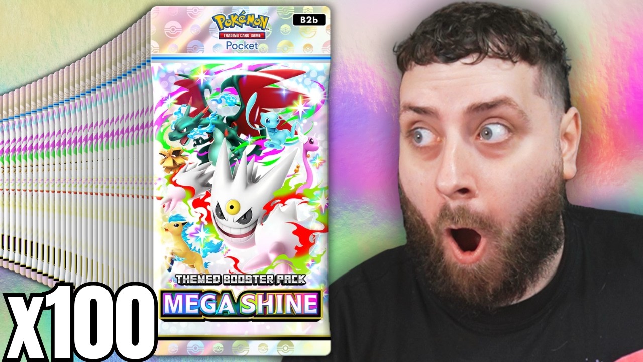 Я открыл 100 мега-блестящих пачек в Pok&eacute;mon TCG Pocket!