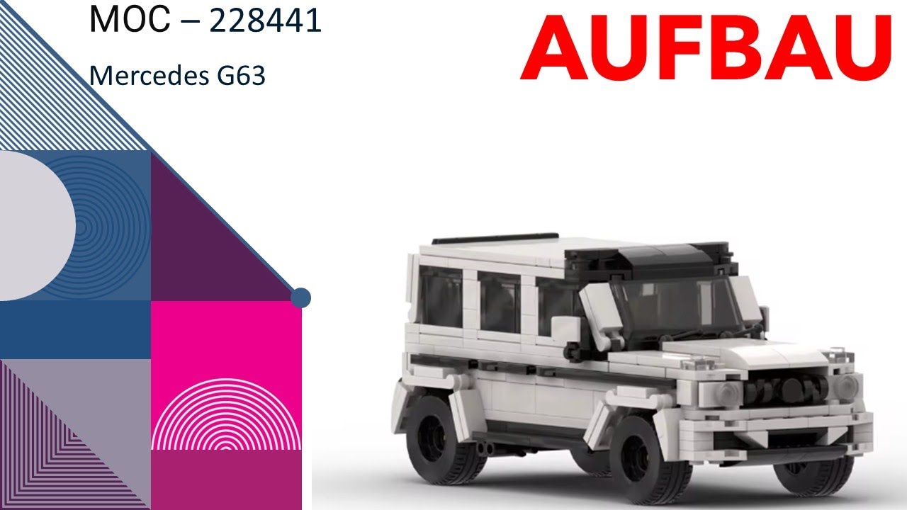 MOC - 228441- Mercedes Benz G63 (AUFBAU) # Ben's Lego ® / Klemmbausteine Welt - Video 266
