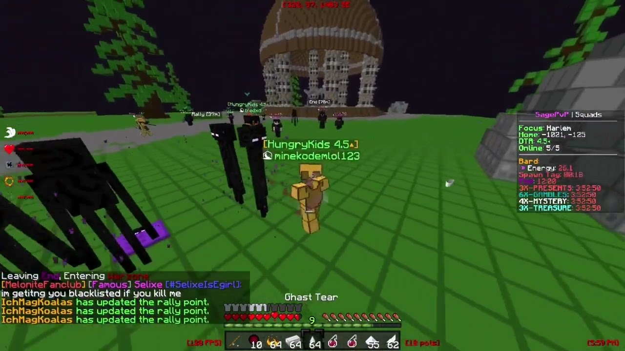 Rush 🌸vs Harlem🎴 I splashed 5 times