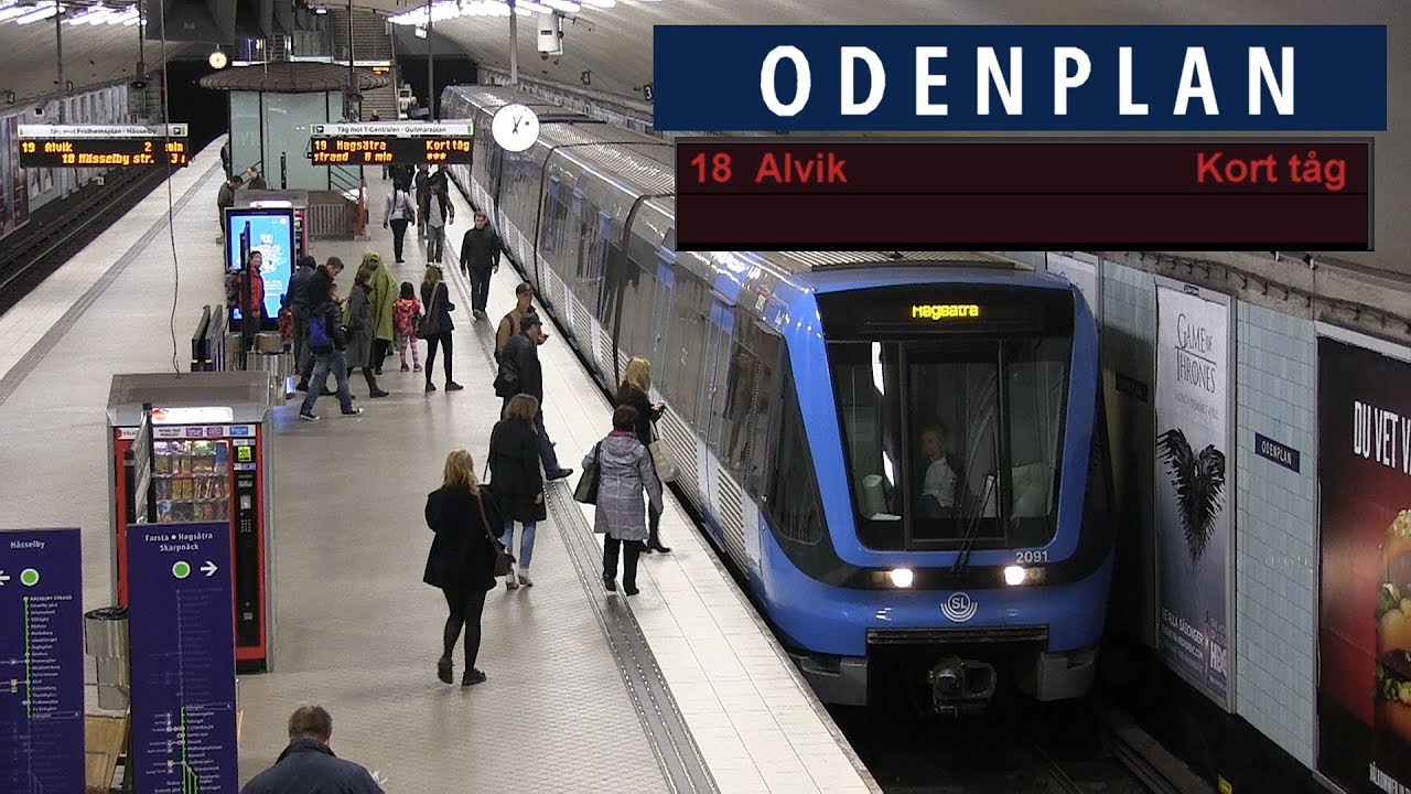 Odenplans tunnelbanestation Stockholms Tunnelbana 2014