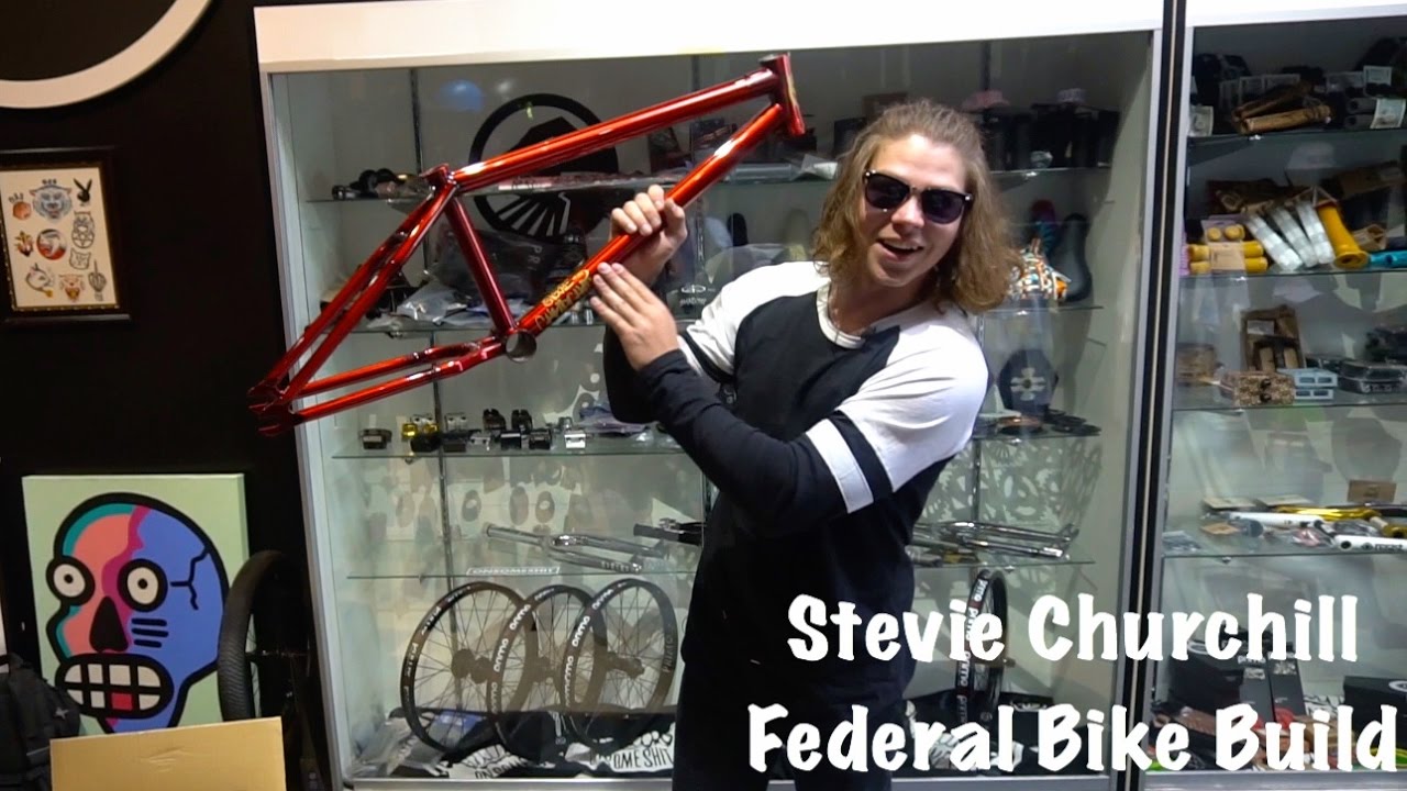 СТИВИ ЧЕРЧИЛЛЬ V2 FEDERAL BIKE BUILD!