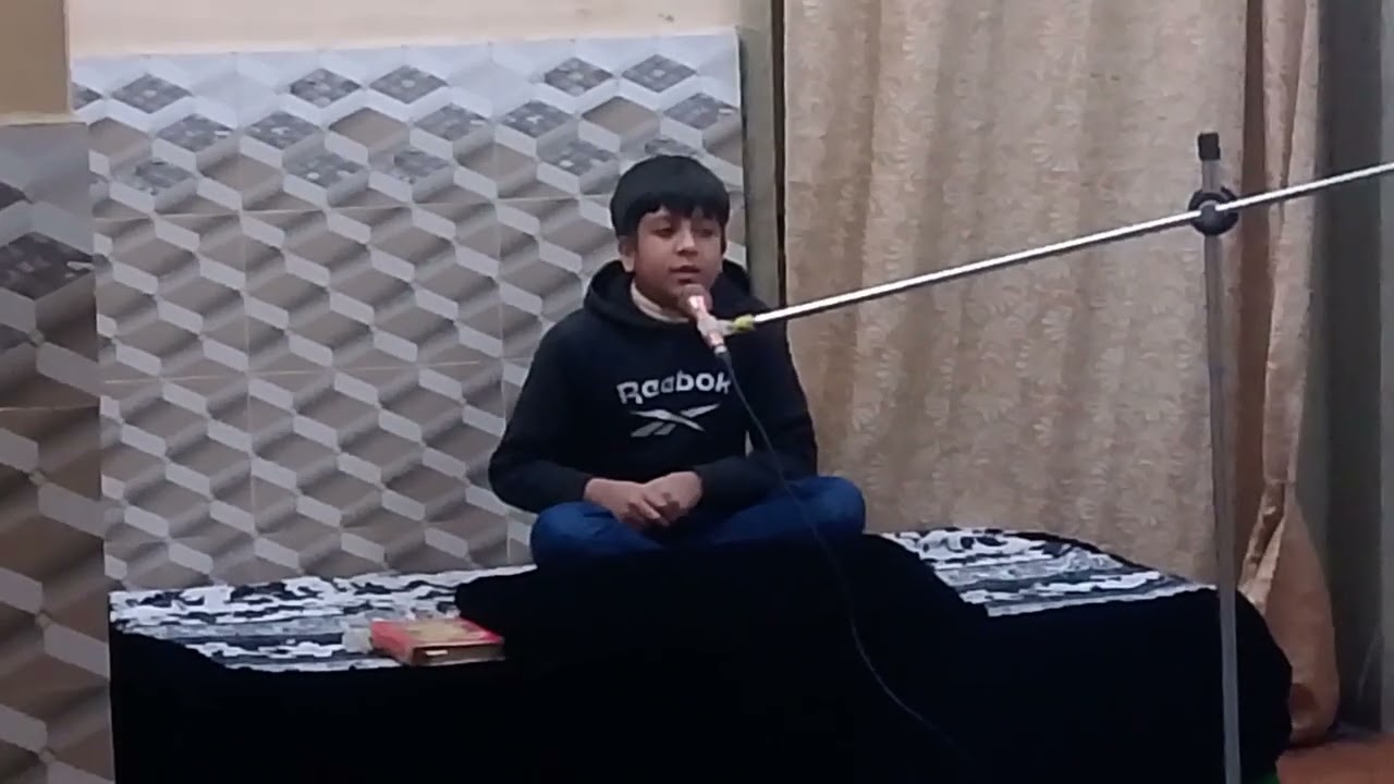 23 رجب  شایان مہدی بہت پیارا کلام جعفریہ کالونی لاہور 
