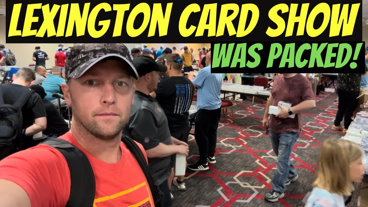 This Sports Card Show Was PACKED! But Football Was Still Hard To Find!